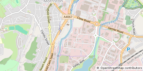 Map of Swansea