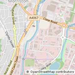 Map of Swansea