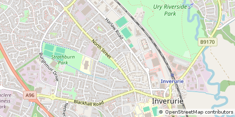 Map of Inverurie