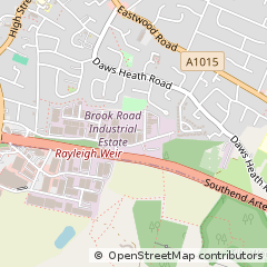 Map of Rayleigh, Essex