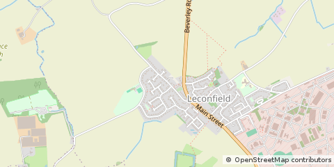 Map of Beverley, North Humberside
