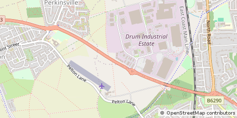 Map of Chester LE Street, Co Durham