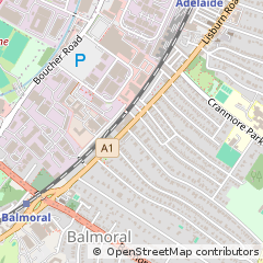 Map of Belfast