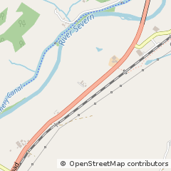 Map of Powys