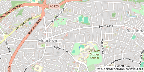 Map of Leeds
