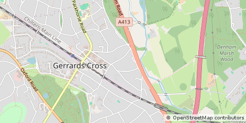 Map of Gerrards Cross