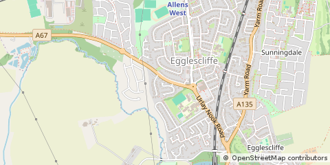 Map of Stockton-on-Tees