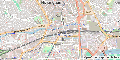 Map of Nottingham