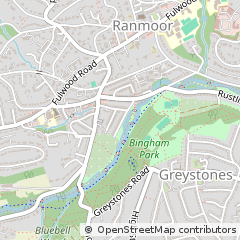 Map of Sheffield