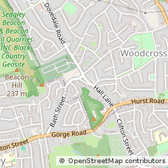 Map of Coseley, West Midlands
