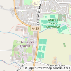 Map of Cheltenham, Gloucestershire
