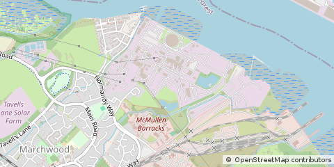 Map of Marchwood, Southampton