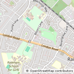 Map of Gillingham, Kent