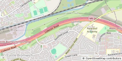 Map of Birmingham, West Midlands