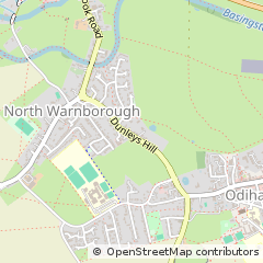 Map of Hook, Hampshire