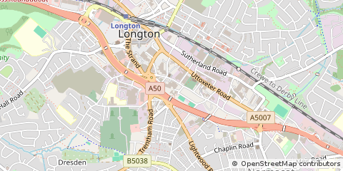 Map of Stoke-on-Trent