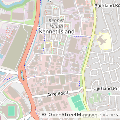 Map of Reading, Berkshire