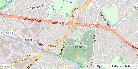 Map of Birmingham
