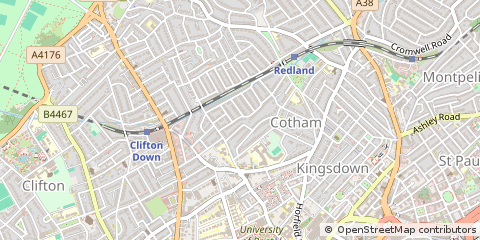 Map of Bristol