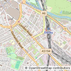 Map of Derby