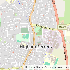 Map of Rushden