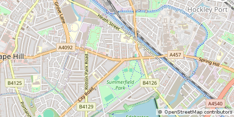 Map of Birmingham