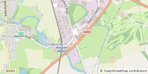 Map of Oswestry