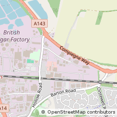 Map of Bury ST Edmunds, Suffolk