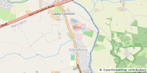 Map of Warrington