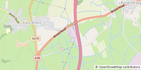 Map of Highbridge, Somerset