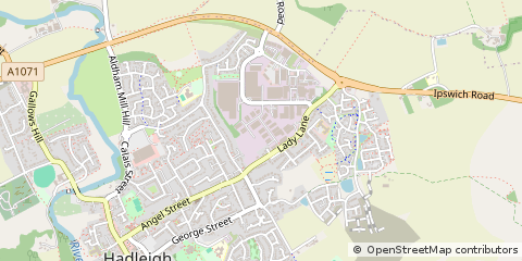 Map of Ipswich, Suffolk