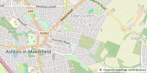 Map of Wigan