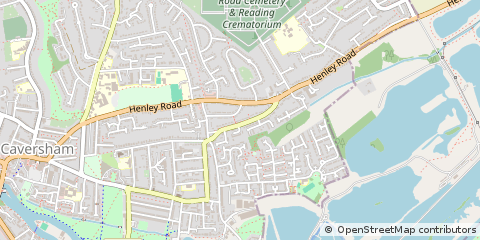 Map of Reading, Berkshire
