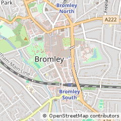 Map of Bromley, Kent
