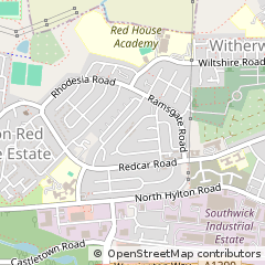 Map of Sunderland