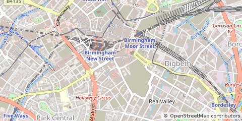 Map of Birmingham