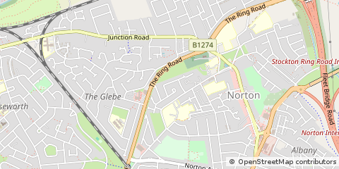 Map of Stockton-on-Tees