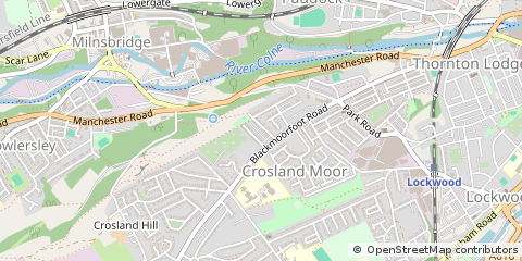 Map of Huddersfield
