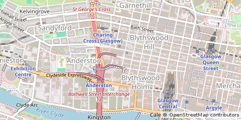 Map of Glasgow