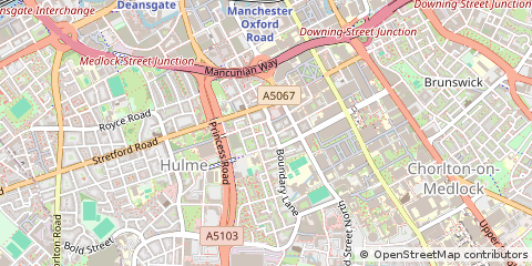 Map of Manchester