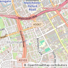 Map of Manchester