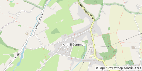 Map of Waterlooville, Hampshire