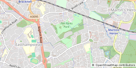 Map of Bracknell
