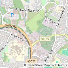 Map of Torquay, Devon