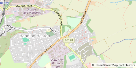 Map of Dewsbury
