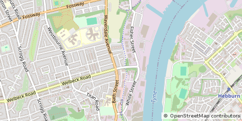Map of Newcastle Upon Tyne