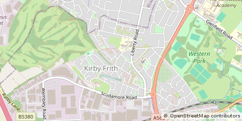 Map of Leicester
