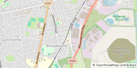 Map of Fleetwood