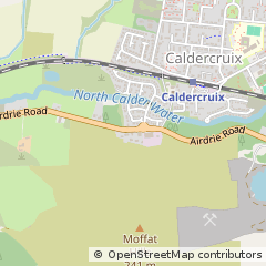 Map of Airdrie, North Lanarkshire