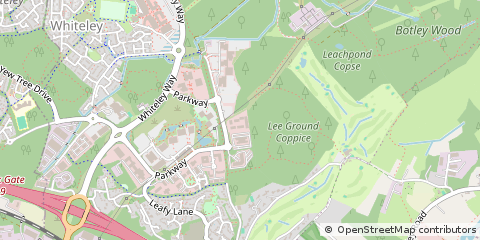 Map of Fareham, Hampshire